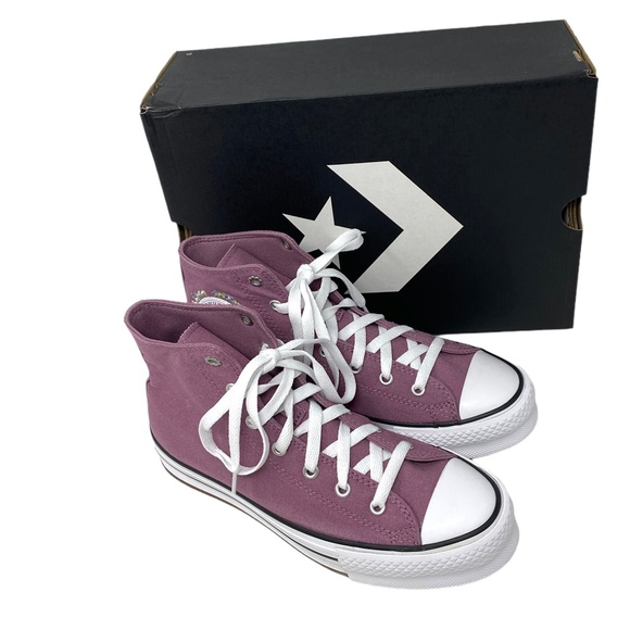 Converse Ctas Lift Platform Sneaker Skate Women Casual Violet Canvas A04753C-WVF - Picture 5 of 10